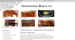 Desktop Screenshot of antikhandel-berlin.com